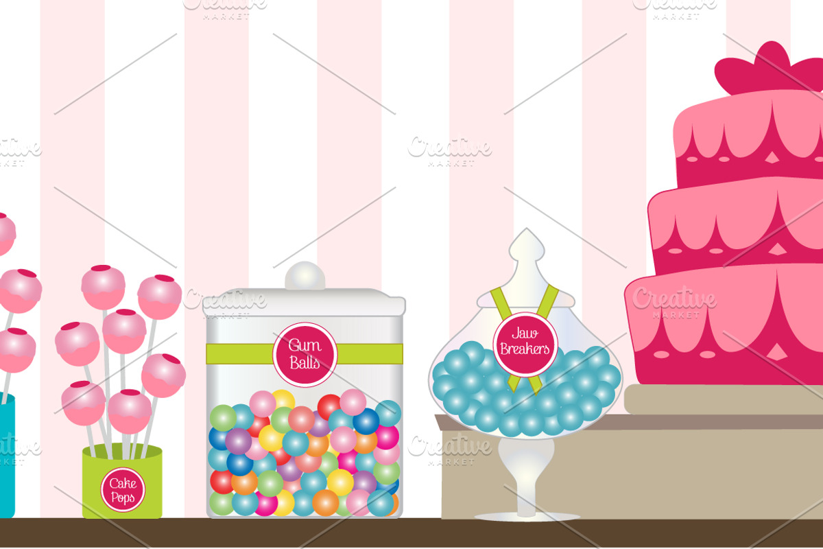 Celebration Party Table, an Illustration by eightcrazy (Photo 2 of 3)