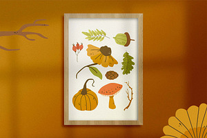 Autumn Season Vector Clipart Pack