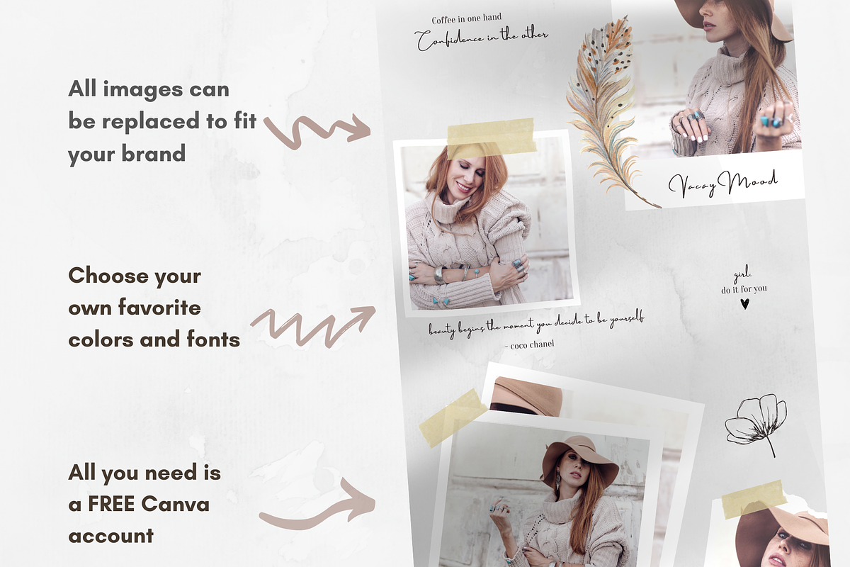 Instagram Puzzle Template - CANVA, a Social Media Template by Tegefeldt Design (Photo 5 of 7)