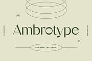 Ambrotype Modern Sans Serif Font, a Sans Serif Font by UICreative (Thumbnail 1 of 12)