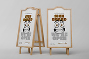 Sign Board Mockup, an Advertising Mockup by Budogol Studio (Thumbnail 3 of 4)