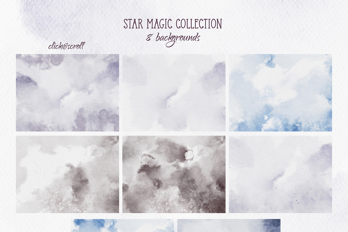 Star Magic Watercolor Collection, a Decorative Illustration by Yakovleva Margarita (Photo 11 of 11)