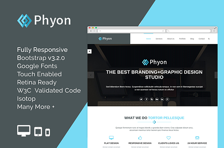 Phyon - HTML5 Responsive Template