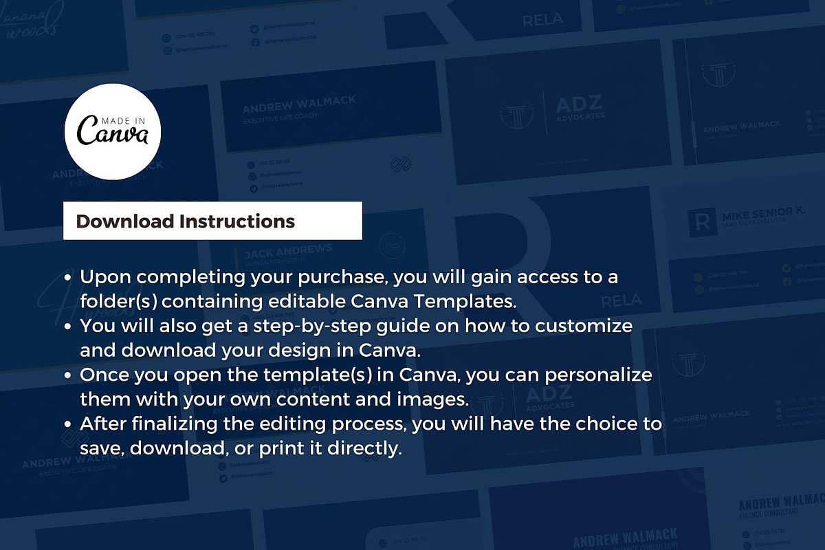 6 Business Card Templates Bundle, a Social Media Template by MK Creatives (Photo 8 of 8)