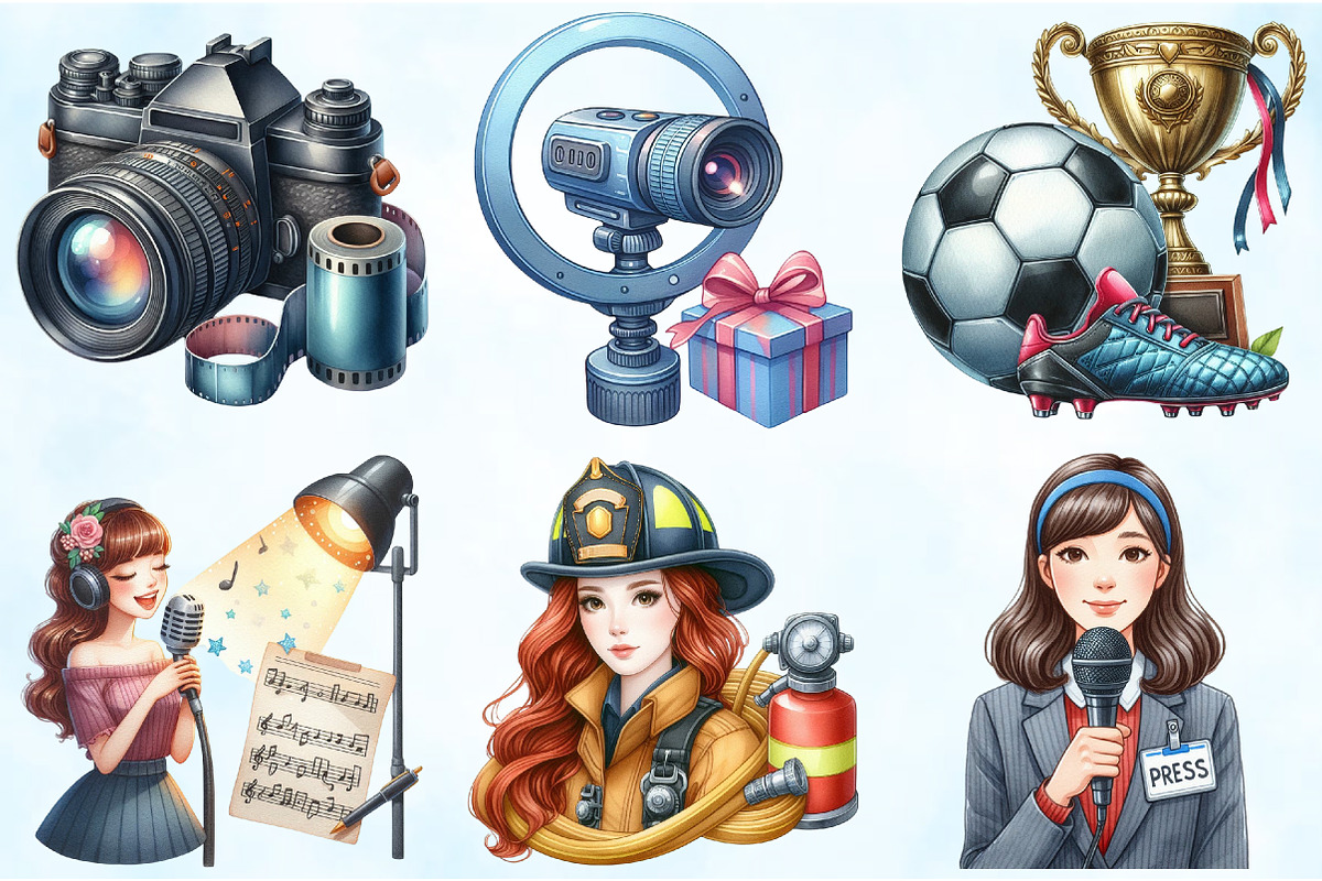 My Dream Jobs Clipart, an Illustration by Craft Nest (Photo 3 of 9)
