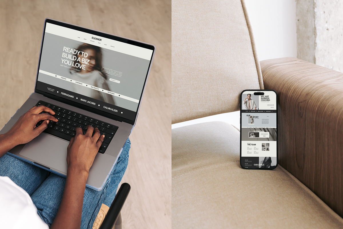 Wix Website Template Small Business, a Wix Template by Branding Babe Co. (Photo 10 of 10)