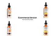 Amber Glass Dropper Bottle Mockup, a Packaging Mockup by ABAMockups (Thumbnail 4 of 4)