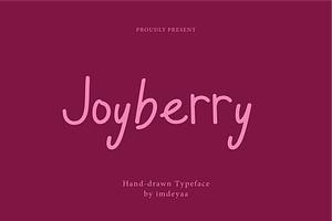Joyberry - Handwritten Font