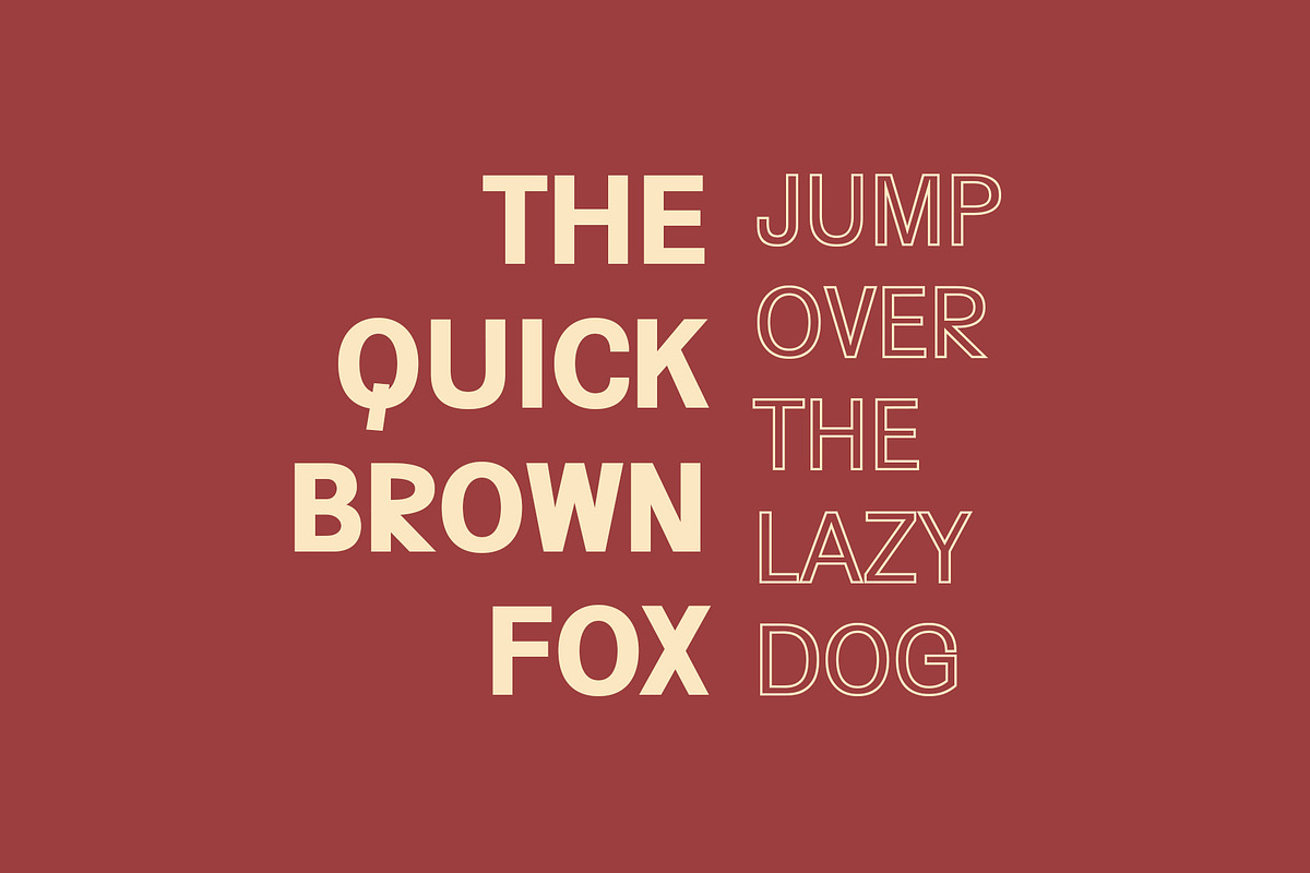 Hacim Simple Sans Serif Font Family preview 2