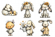 Easter Pink Bunny Clipart, an Illustration by Daily.Designs (Thumbnail 7 of 8)