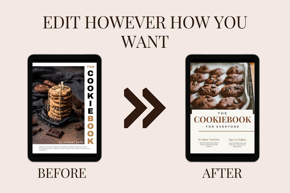 Canva Cookie E-Book Template, a Templates & Theme by Raytas Studio (Photo 5 of 11)