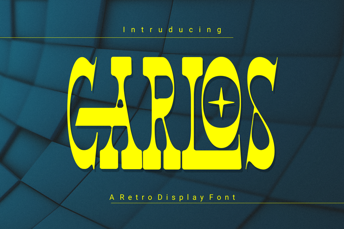CARLOS, a Sans Serif Font by Kenrichi (Photo 1 of 6)
