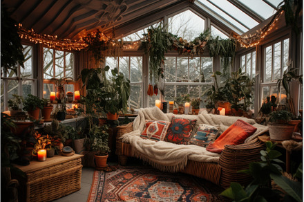 Charming Boho winter room tent, a Holiday Photo by Ylivdesign