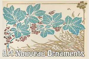 Art Nouveau Ornaments BONUS FONT