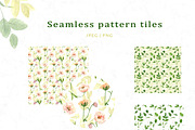 Pretty Flowers - Watercolor ClipArt, an Illustration by OlgaSerbun (Thumbnail 5 of 5)
