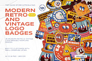 Illustration Logo Badges Bundle #3, a Branding & Logo Template by The Good Store (Thumbnail 1 of 10)