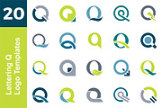 20 Logo Lettering Q Template Bundle, a Branding & Logo Template by Acongraphic (Thumbnail 1 of 21)