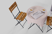 Street cafe objects, a Furniture 3D Model by happy brush (Thumbnail 3 of 10)