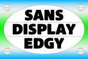 Edgisp, a Sans Serif Font by graphicook (Thumbnail 3 of 10)