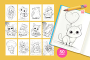 Animal Coloring Pages for Kids, an Animal Illustration by vik.stock (Thumbnail 16 of 17)