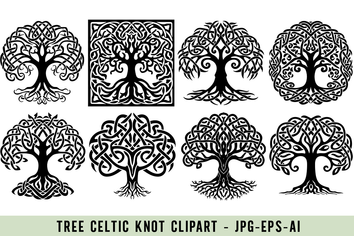 Tree Celtic Knot Clipart, an Object Graphic by Cool Worker (Photo 1 of 3)