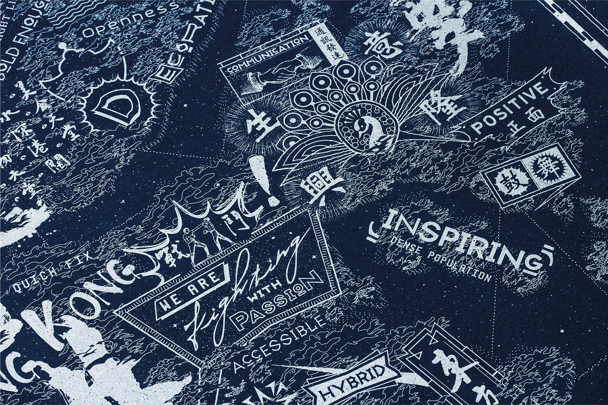 Hong Kong Map Illustration, a Work Illustration by Fundamental Studio (Photo 4 of 12)