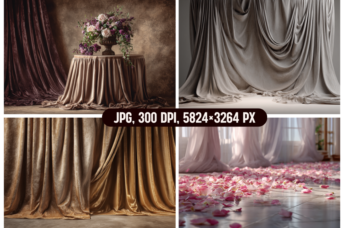 Timeless Wedding Photo backdrops, a Background Graphic by PrintHaven Designs (Photo 10 of 12)