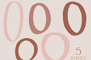 Painted Abstract Shapes - Blush, a Texture Illustration by denofdreamers (Thumbnail 3 of 10)