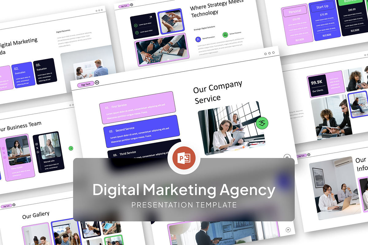 Digital Marketing Agency, a Presentation Template by Antstheme (Photo 1 of 2)