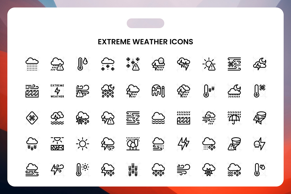Extreme Weather Icons, an Icon by Wencory