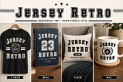 Jersey Retro, a Slab Serif Font by Wow Magic (Thumbnail 3 of 4)