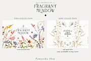 Fragrant Meadow - watercolor flowers, a Decorative Illustration by Pamyatka Shop (Thumbnail 13 of 13)