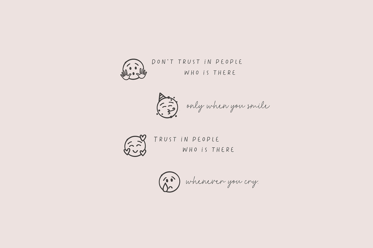 Emoji Font - Dingbats Font, a Symbol Font by pixelcolours (Photo 13 of 14)