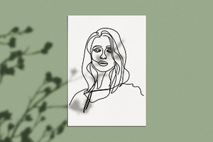 Woman Minimal Line Art Collection