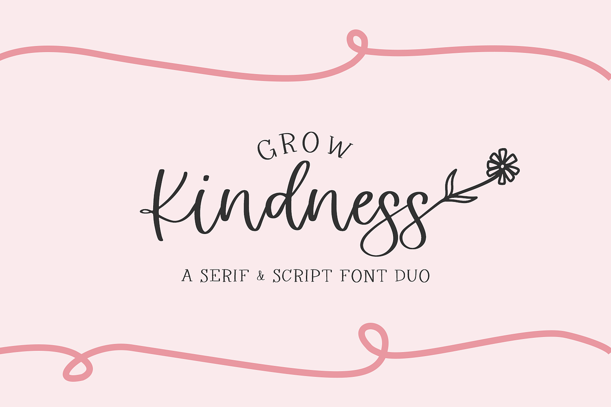Grow Kindness Font Duo, a Handwritten Font by Beck McCormick (Photo 1 of 10)