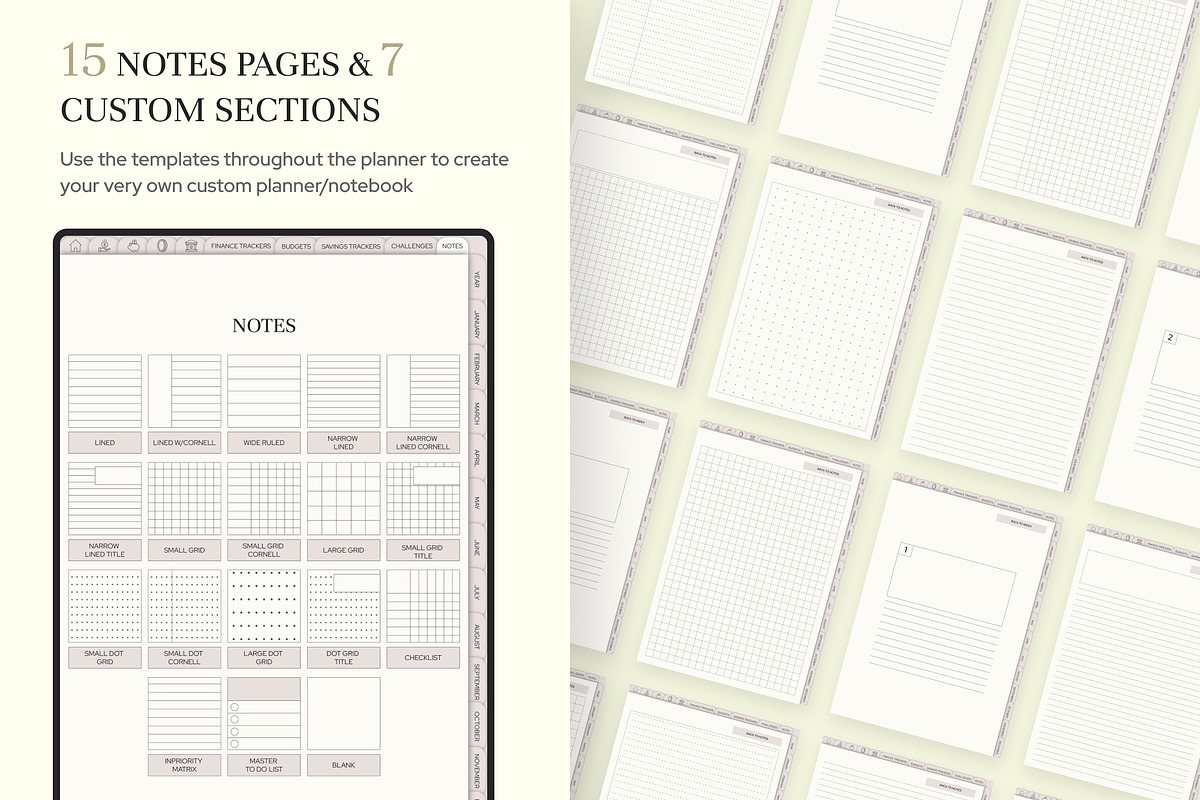Boho Digital Budget Planner, a Templates & Theme by Digital_Mind (Photo 8 of 10)