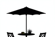 Table Umbrella Beach Silhouette, an Illustration by Amazin_art (Thumbnail 11 of 13)