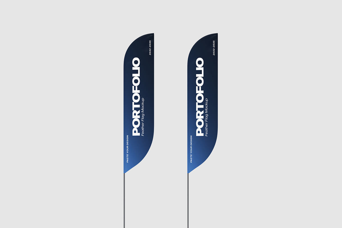 Feather Flag Mockup, an Advertising Mockup by AnasStudio (Photo 3 of 5)