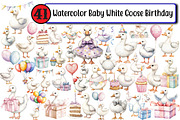 Baby White Goose Birthday, an Illustration by Design Market (Thumbnail 1 of 3)