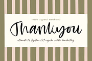 Bellsshake Modern Handwritten Font, a Script Font by stylishtype.co (Thumbnail 15 of 15)