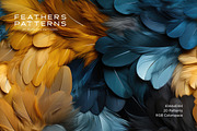 Feather Patterns: Seamless Patterns, a Pattern Graphic by RuleByArt (Thumbnail 8 of 15)