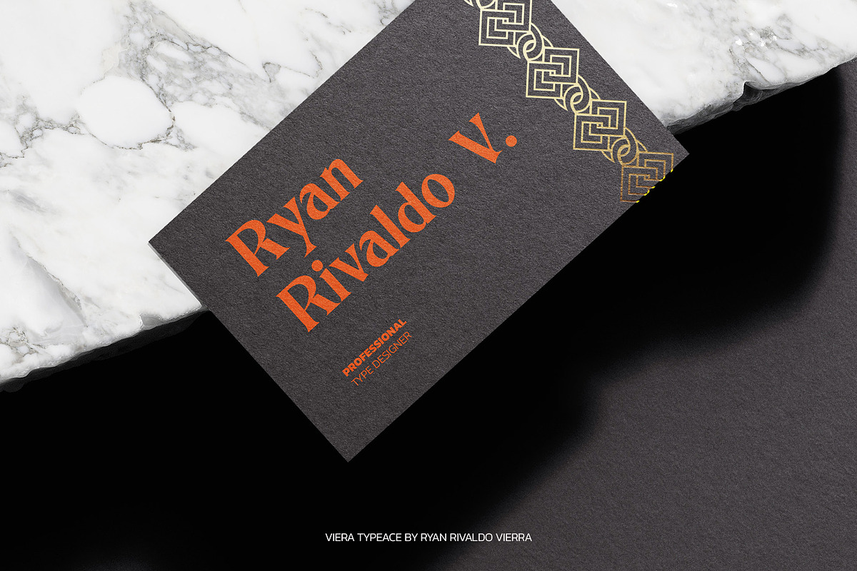Viera Typeface, a Blackletter Font by Ryan Rivaldo Vierra (Photo 9 of 10)