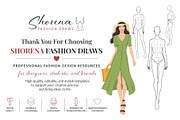 Female Fashion Croquis Bundle, a Person Illustration by Shorena Fashion Draws (Thumbnail 13 of 13)
