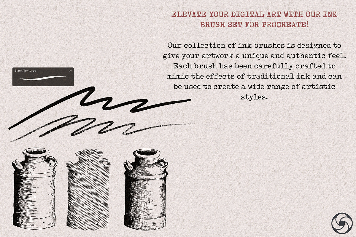 59 Easy Ink Brushes For Procreate, a Brush Add-On by Easy Procreate (Photo 6 of 8)