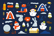 Jolly Winter | Vector collection, a Seasonal Illustration by katieromanoff_art (Thumbnail 2 of 12)