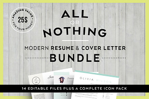 Bundle-Resume & letter Templates