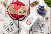 Christmas Holiday Overlays Part 4, a Branding & Logo Template by sivVector (Thumbnail 4 of 6)