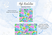 Preppy Tropical Postcard Print, a Pattern Graphic by Paper & Pattern Studio (Thumbnail 3 of 9)