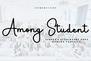 Among Student, a Handwritten Font by FreshTypeINK (Thumbnail 1 of 8)