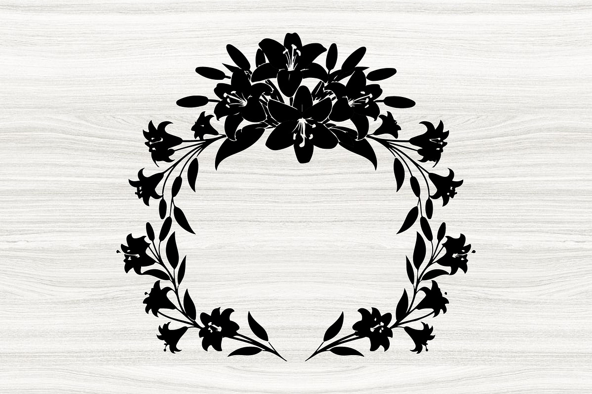 50 Floral Frame & Wreath Bundle, an Illustration by BIPLOB EXPERT (Photo 4 of 4)